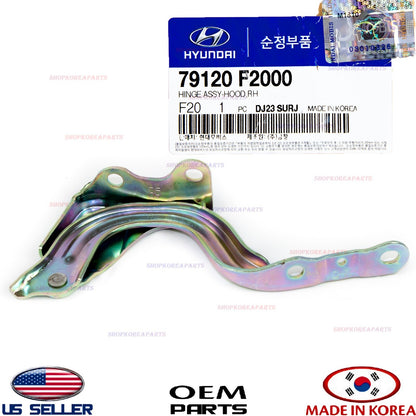 GENUINE Hood Hinge RIGHT Passenger Side ⭐OEM⭐ Elantra Sedan 2017-2020 79120F2000