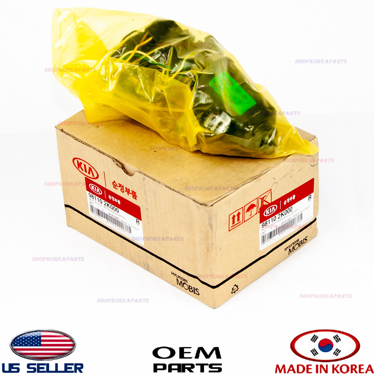 GENUINE Windshield Wiper Motor Assy Front ⭐OEM⭐ Kia Soul 2010-2013 981102K000