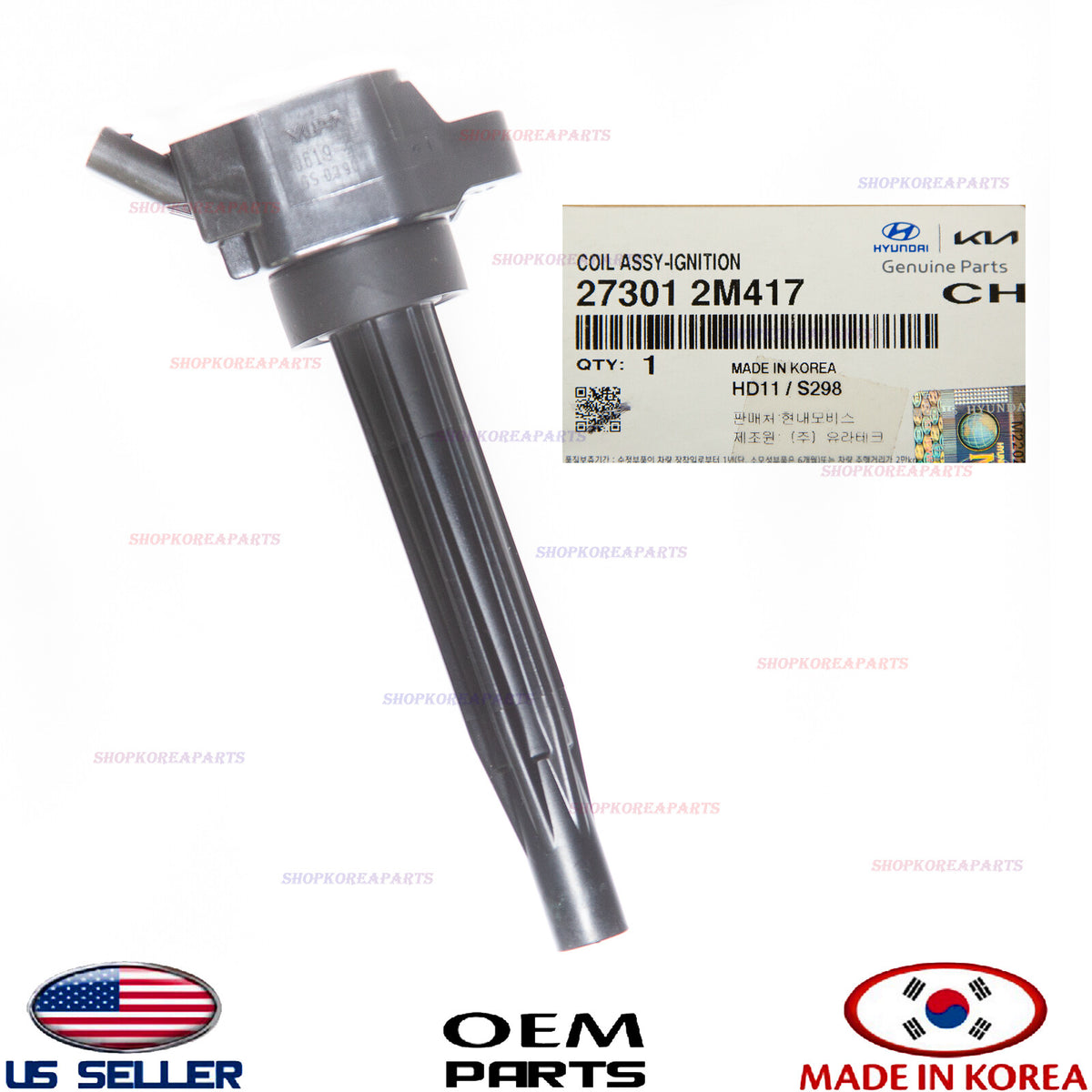 GENUINE Engine Ignition Coil ⭐OEM⭐ HYUNDAI KIA 1.6 Turbo *See compatibility