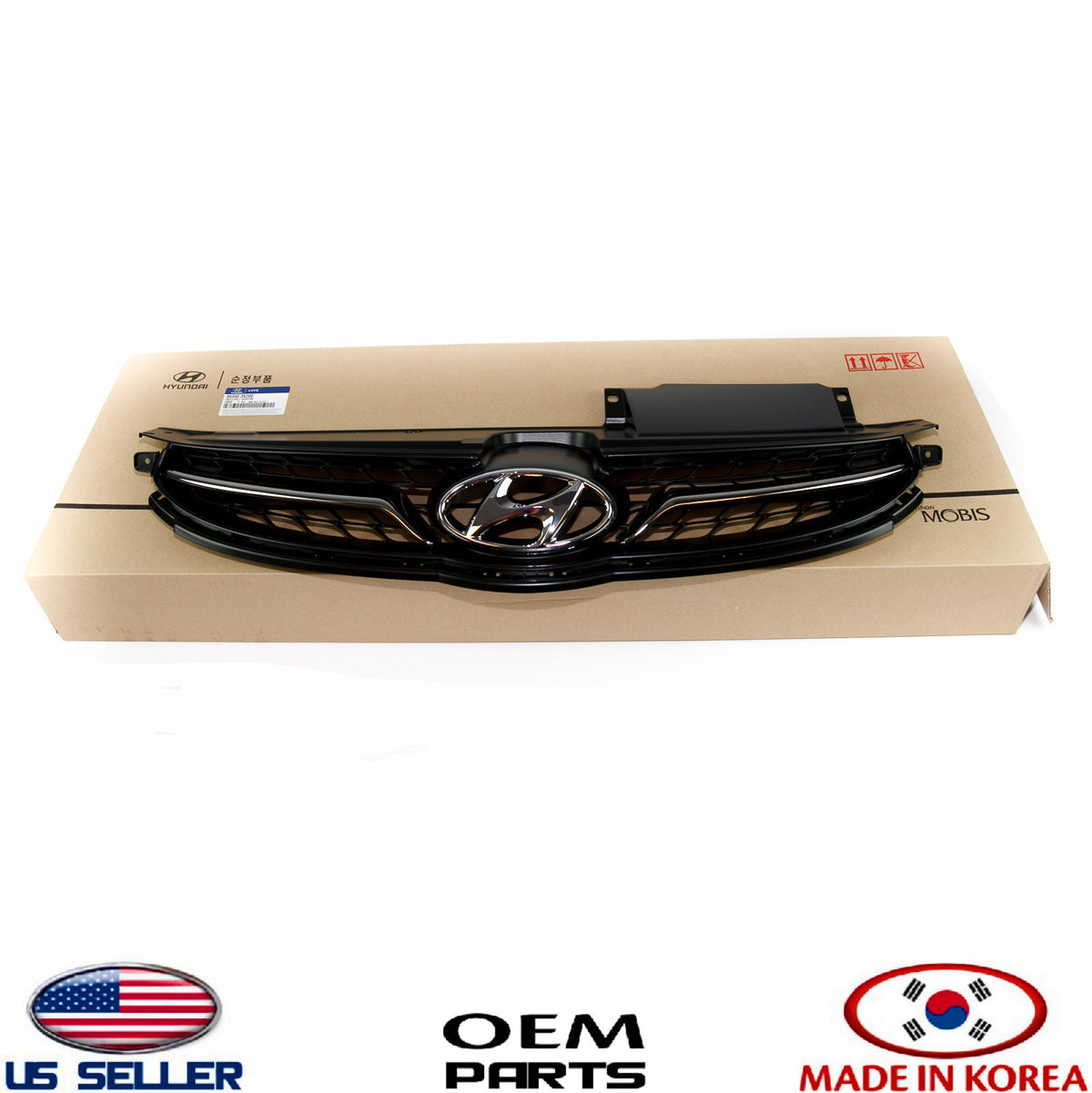 GENUINE Front Bumper Radiator Grille ⭐OEM⭐ Hyundai Elantra 2011-2013 863503X200