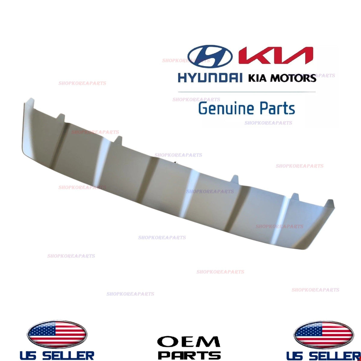 GENUINE OEM Front Bumper Skid Plate Deflector 2019-2020 Hyundai Santa Fe