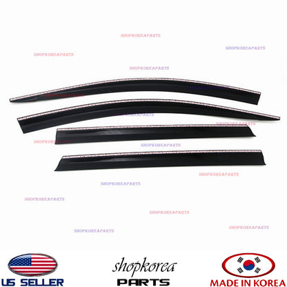 SMOKED DOOR VISOR WINDOW SUN WIND VENT DEFLECTOR 4 PC fits KIA SORENTO 2016-2020