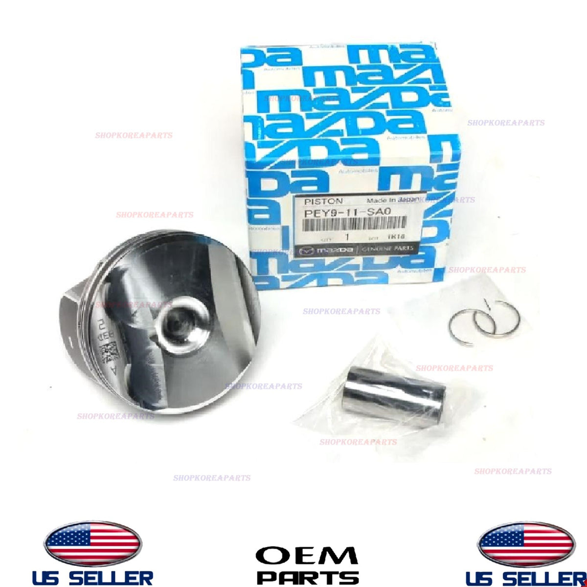 GENUINE OEM Engine Piston 2019-2022 Mazda 3 CX-3 2.0L PEY9-11-SA0