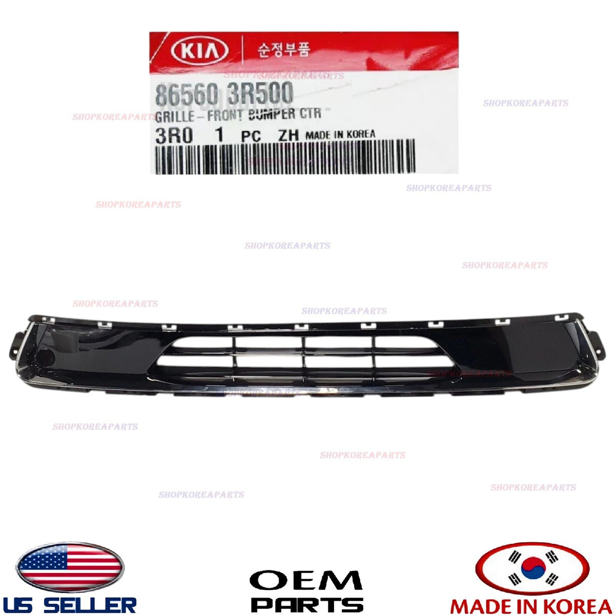 GENUINE OEM Front Bumper Center Grille 2014-2016 Kia Cadenza 86560-3R500
