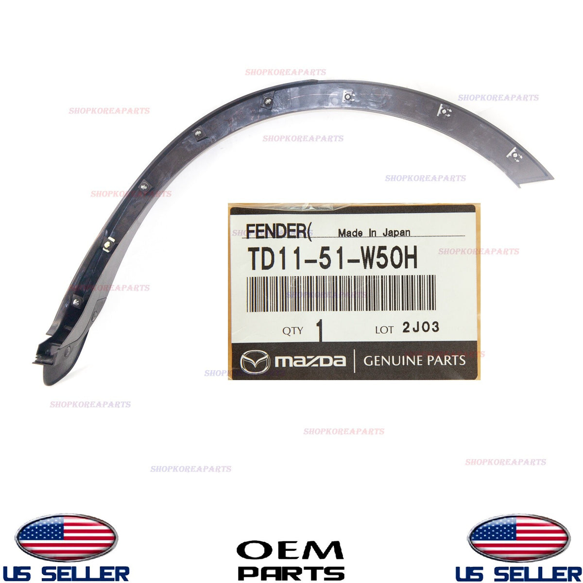 GENUINE Rear Fender Wheel Opening Molding Passenger Side OEM Mazda CX-9 2007-15