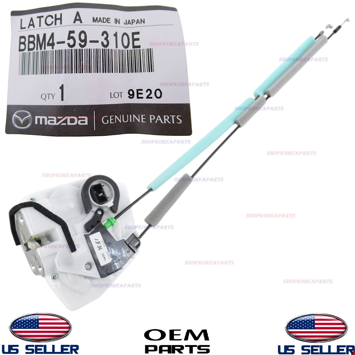 GENUINE OEM Front Door Left  Driver Side Lock Latch Actuator 2010-2013 Mazda 3