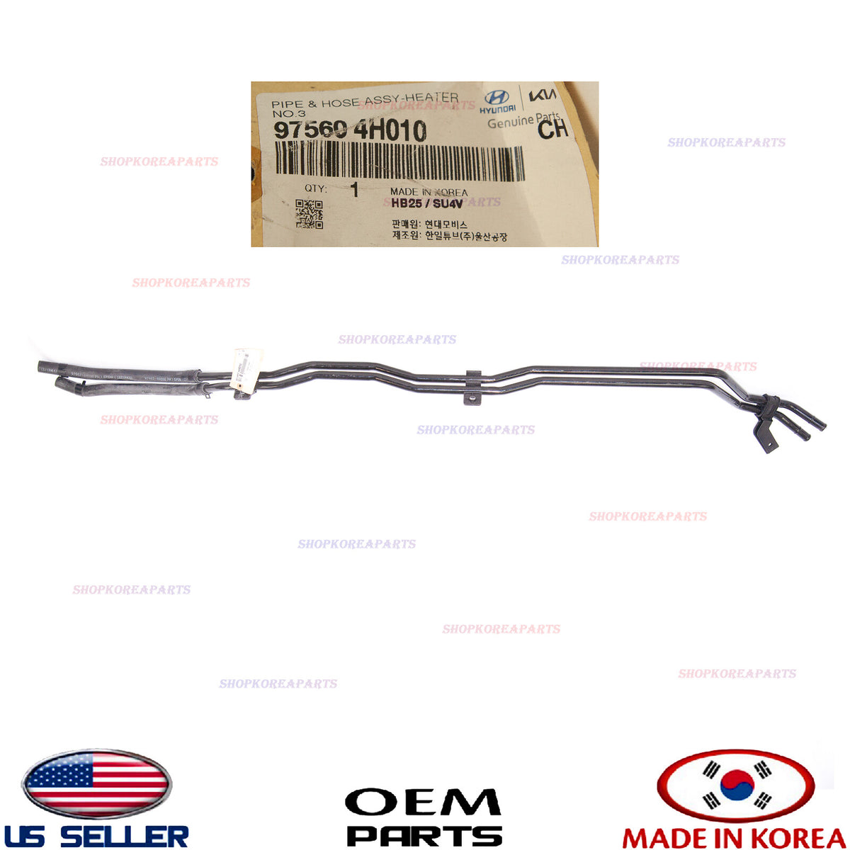 GENUINE Cabin Heater Pipe & Hose ⭐OEM⭐ Hyundai H1 Starex 97560-4H010