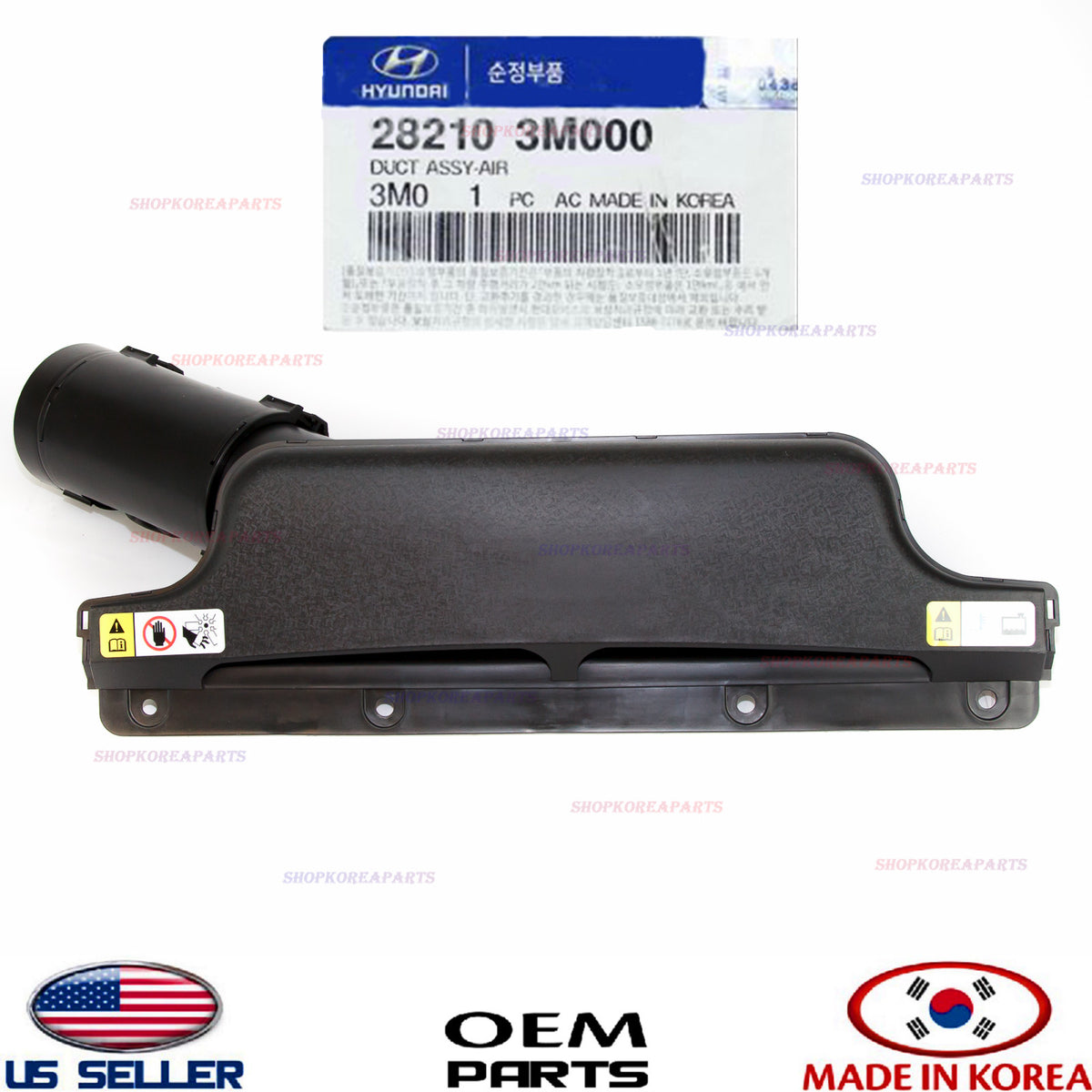 GENUINE OEM Air Intake Duct Tube 2009–2011 Hyundai Genesis Sedan 3.8L 282103M000