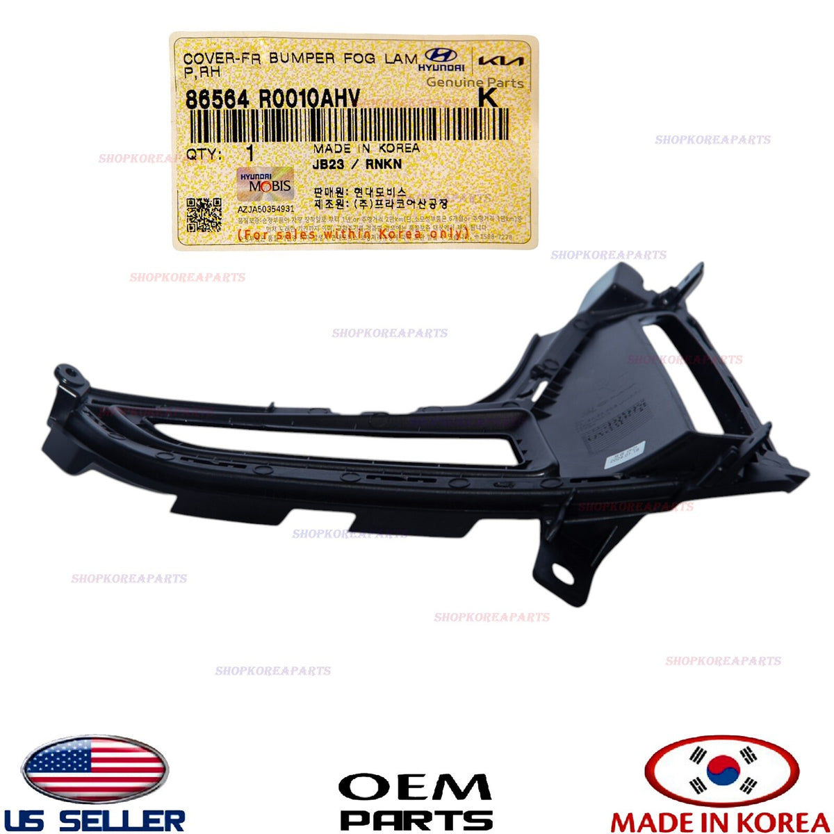 GENUINE Front Bumper Fog Light Cover Bezel RIGHT Passenger OEM Carnival 2022-24