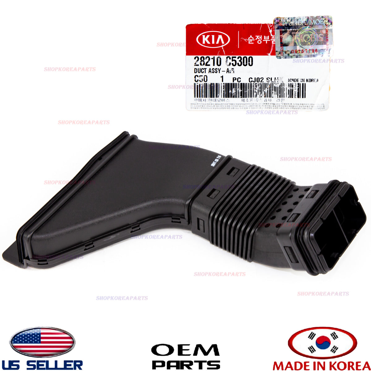 GENUINE Air Intake Duct Hose Tube OEM 2016-2020 Kia Sorento 28210C5300