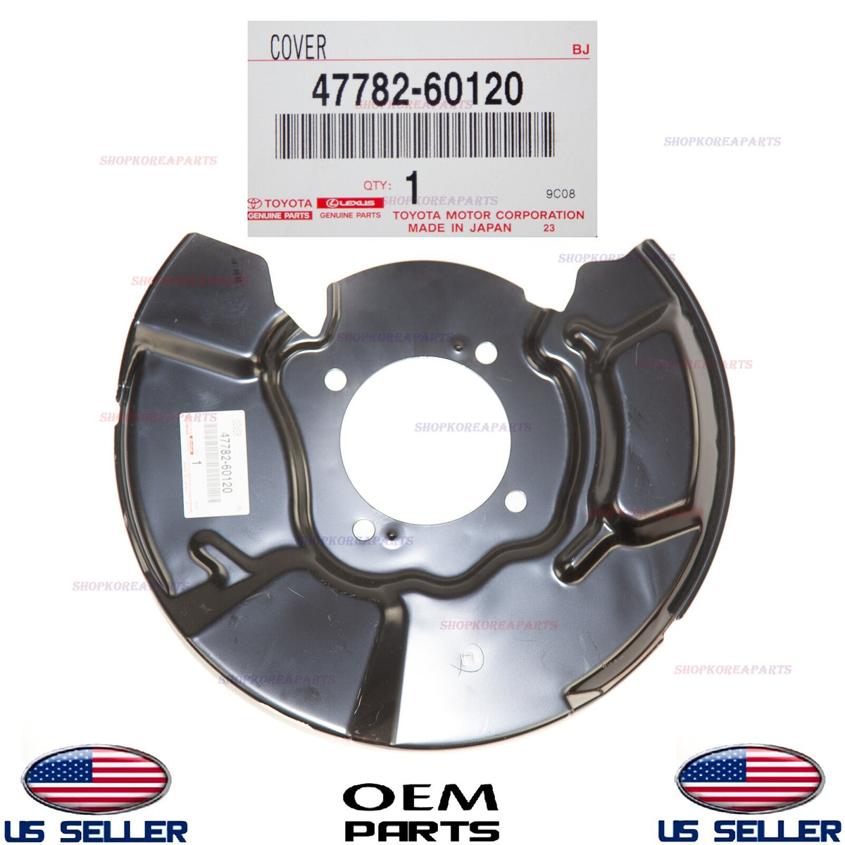 GENUINE Front Brake Dust Cover Left⭐OEM⭐ Toyota 4Runner Lexus GX470 2003-2009