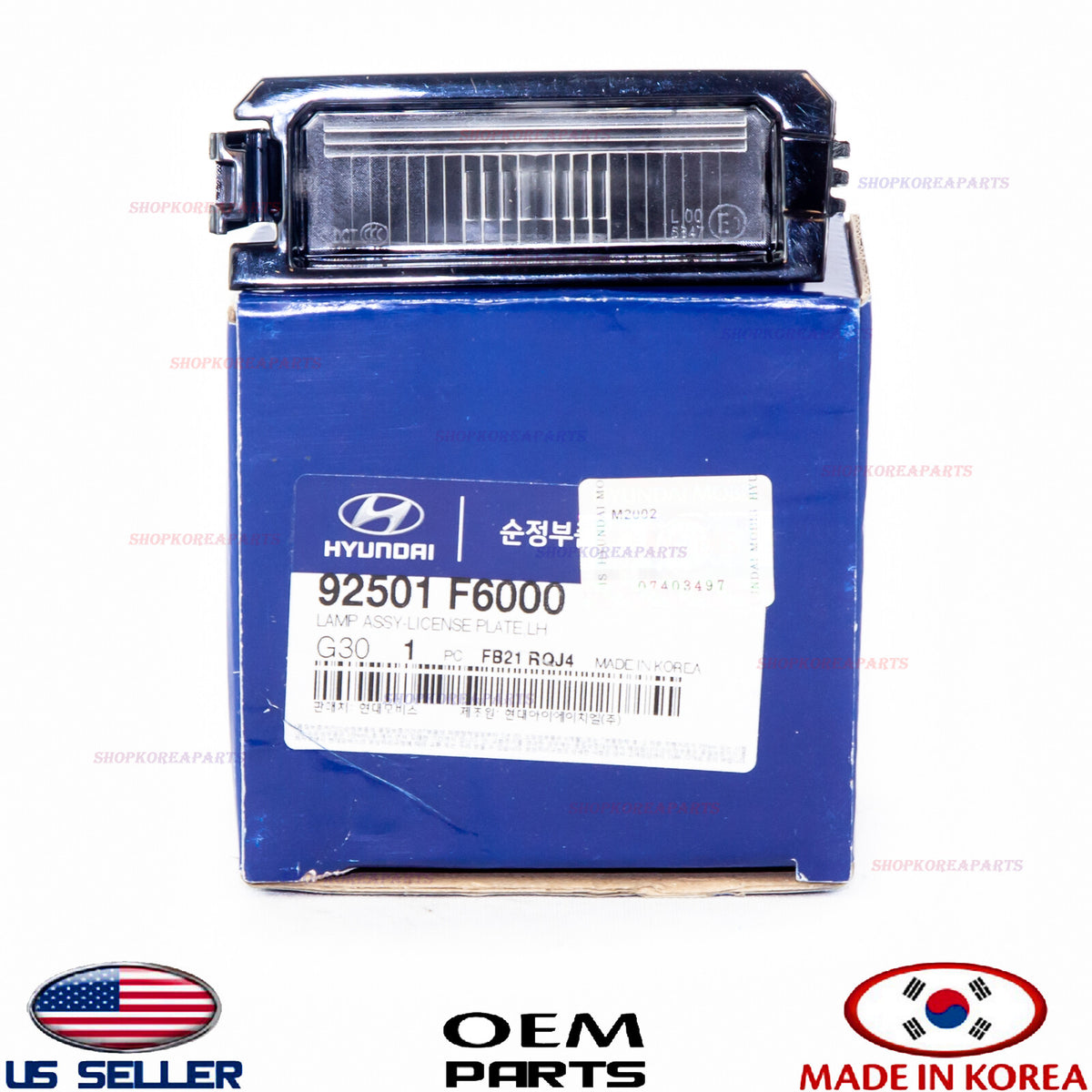 GENUINE Rear License Plate Lamp Light LEFT ⭐OEM⭐ HYUNDAI KIA *See compatibility