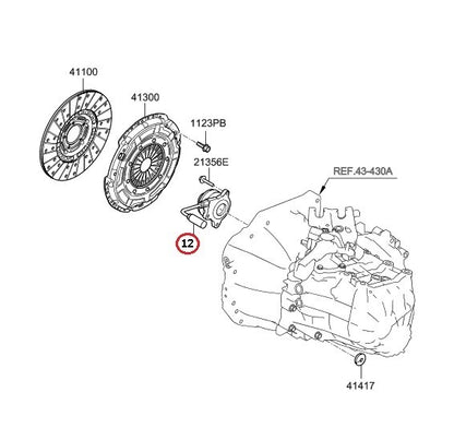 NEW Clutch Slave Cylinder VALEO for Hyundai Kia 1.6L 6MT 2012-2024 41421-32300