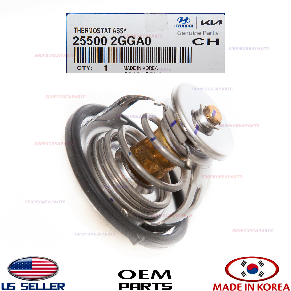GENUINE Engine Coolant Thermostat ⭐OEM⭐ HYUNDAI KIA 2.4L *See compatibility