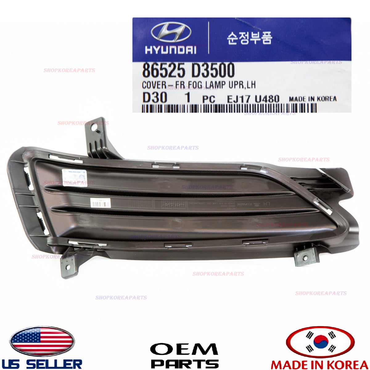 GENUINE Front Bumper Fog Lamp Cap Cover LEFT Driver Side ⭐OEM⭐ TUCSON 2019-2021