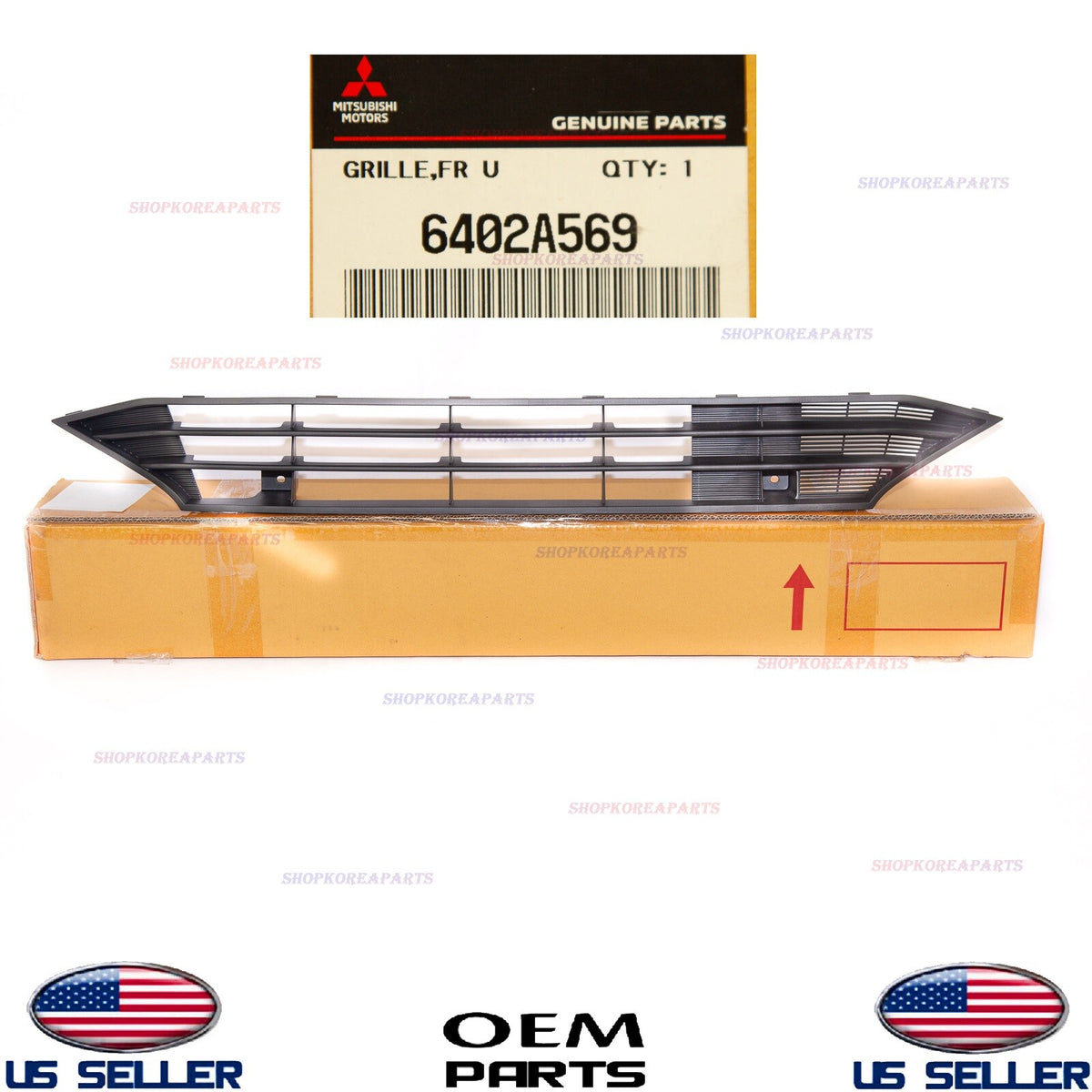 ✅GENUINE✅ Front Bumper Lower Grille OEM Mitsubishi Mirage A/T 2021-2024 6402A569