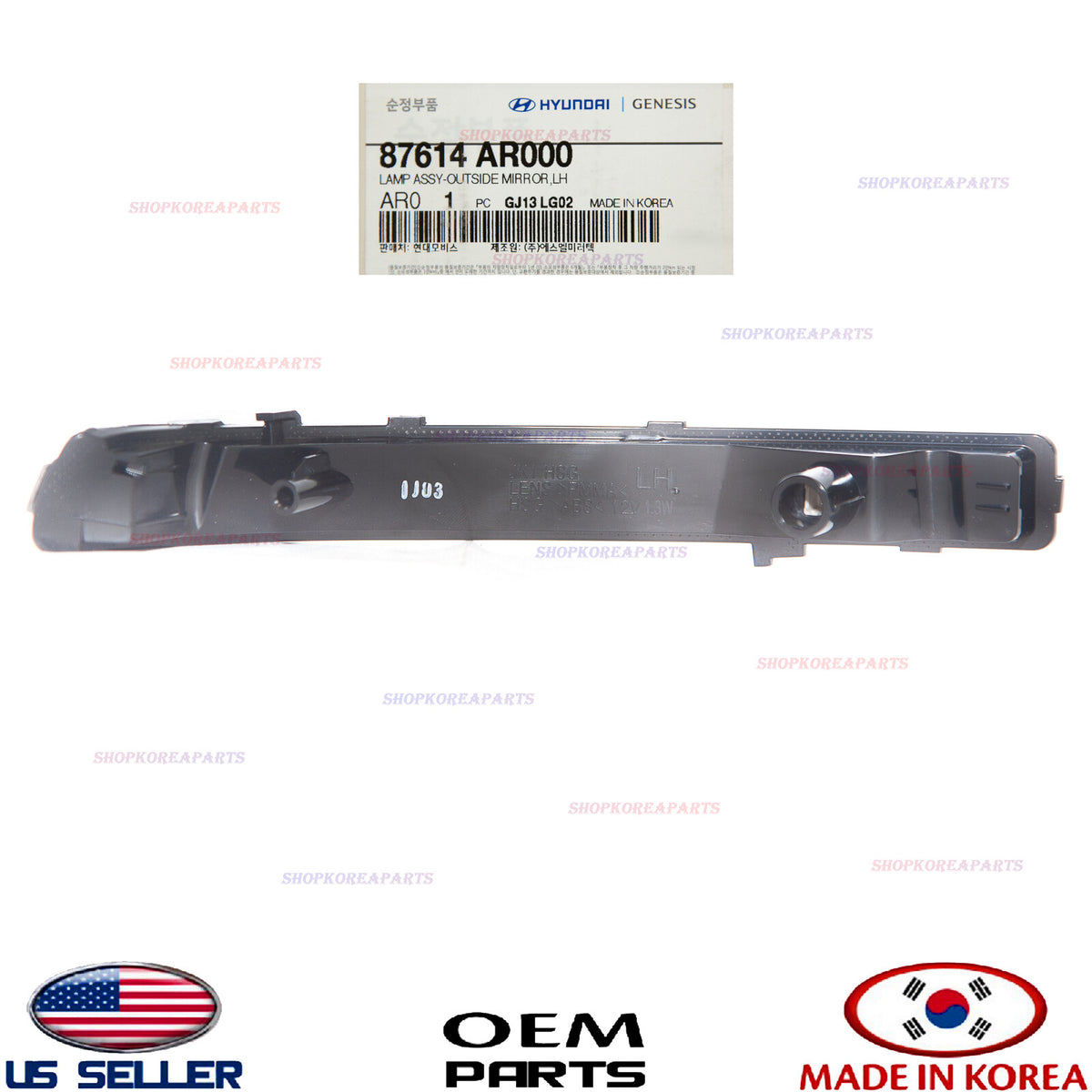 GENUINE Outside Mirror Turn Signal Lamp LEFT Driver Side ⭐ GENESIS GV70 2022-26