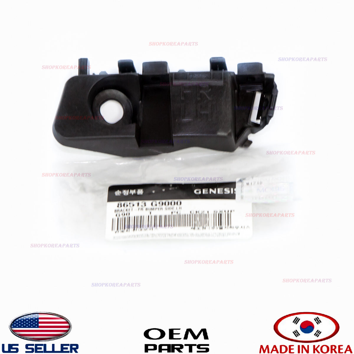 GENUINE Front Bumper Bracket Mounting LEFT Driver Side OEM Genesis G70 2019-2021