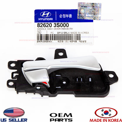 ✅GENUINE✅ Inside Door Handle Silver Front Rear Right Pass. Side OEM Sonata 11-14