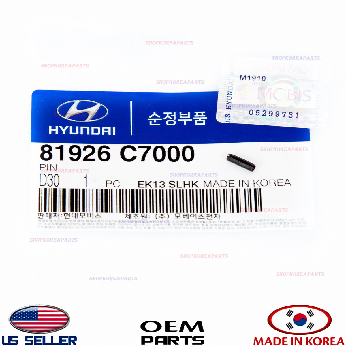 1pcs GENUINE KEY TRANSMITTER pin HYUNDAI TUCSON 2016-2020