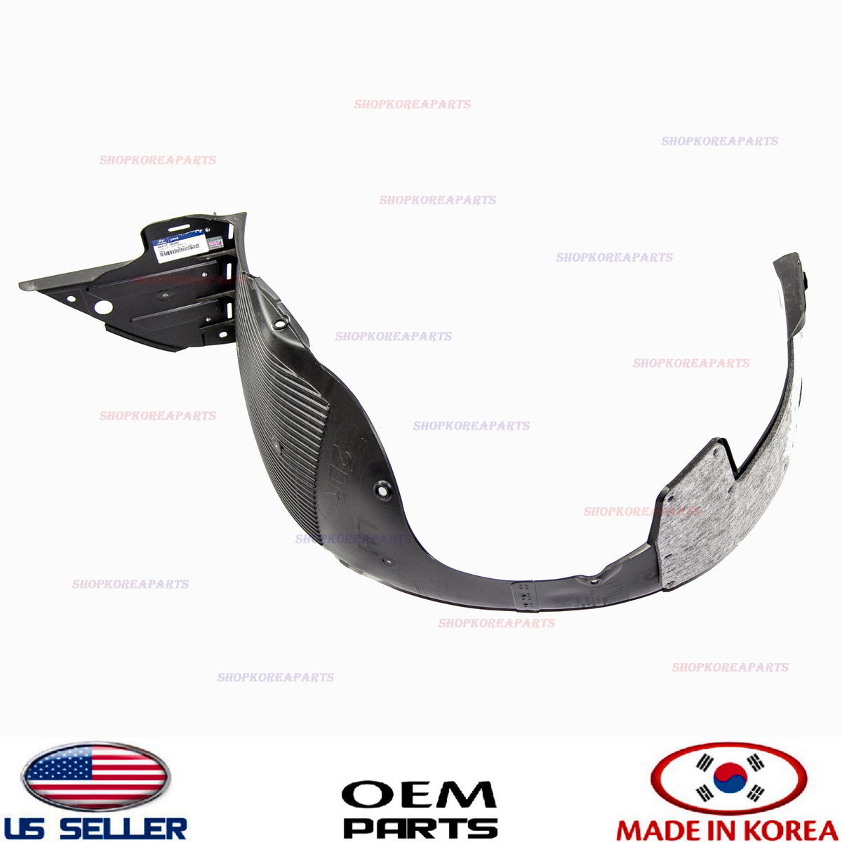 FENDER LINER FRONT LEFT SIDE GENUINE! HYUNDAI ELANTRA COUPE 2013-2014 868113X500
