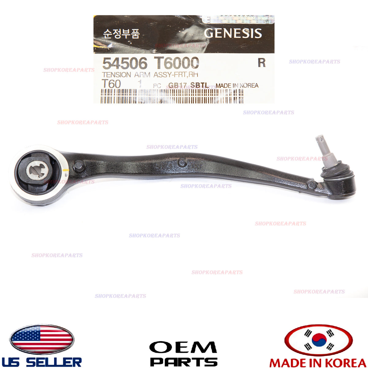 GENUINE Front Suspension Lower Arm RIGHT ⭐OEM⭐ GENESIS GV80 2021-2025 54506T6000