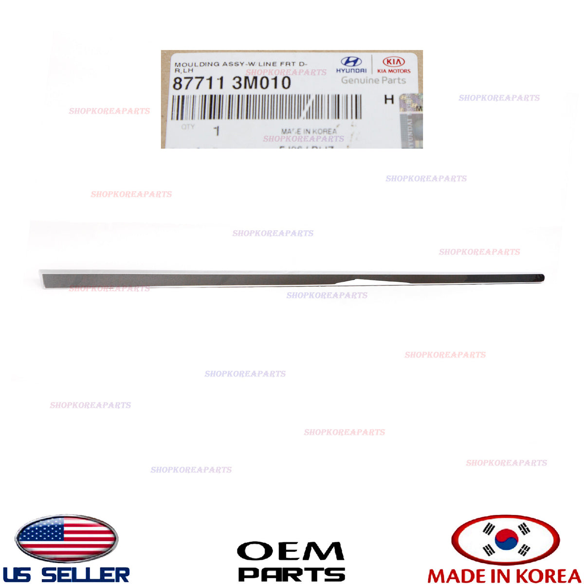 GENUINE Front Door Body Side Molding LEFT Driver Side OEM Genesis Sedan 2009-14