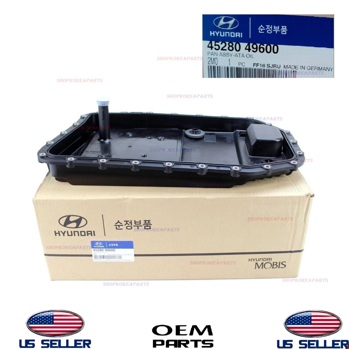 GENUINE Automatic Transaxle Oil Pan 2010-2012 Hyundai Genesis Coupe 3.8L