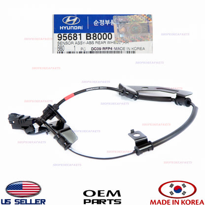 GENUINE ABS Wheel Speed Sensor REAR RIGHT Passenger Side OEM Santa Fe 4WD 13-18