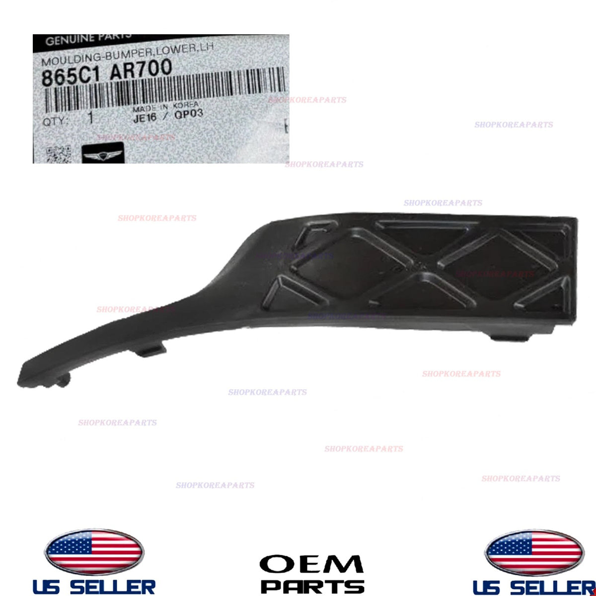 OEM Front Bumper Corner Molding LEFT Driver Side 2022-25 Genesis GV70 Sport 3.5L
