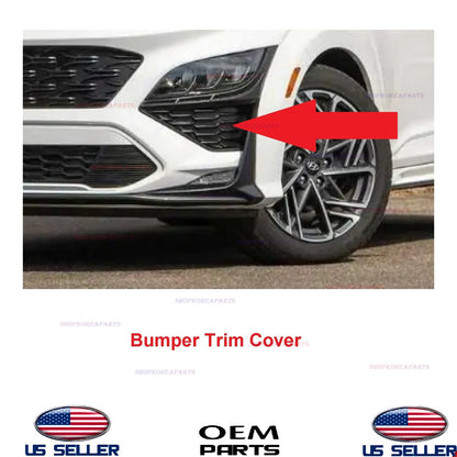 GENUINE OEM Front Bumper Trim Cover LEFT Driver Side 2022-2023 Kona N