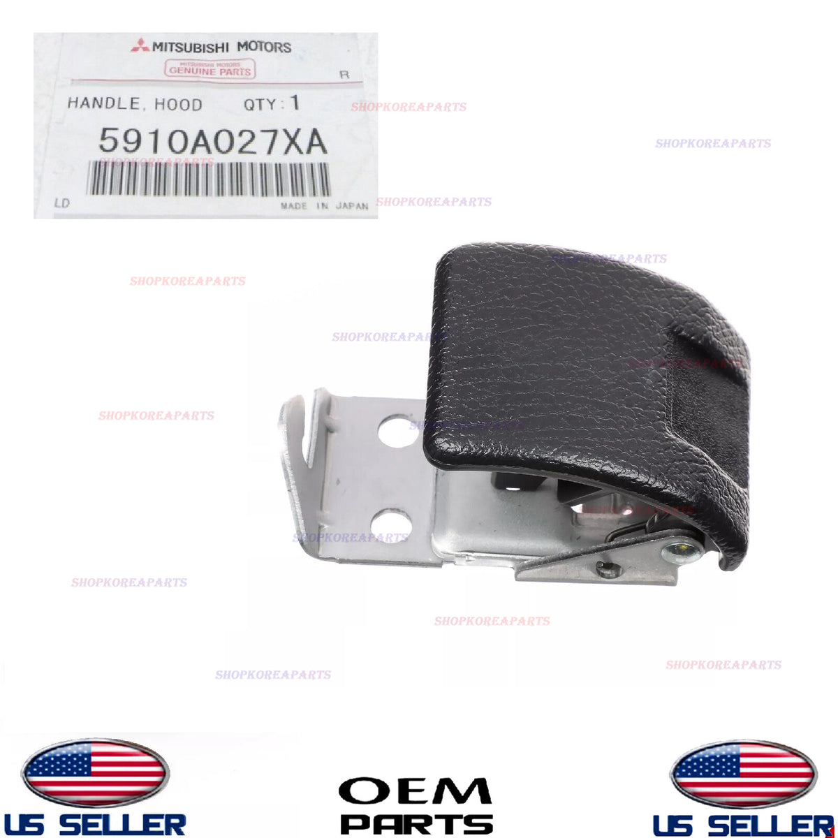 GENUINE OEM Hood Lock Release Handle 2007-2017 Mitsubishi Lancer Outlander