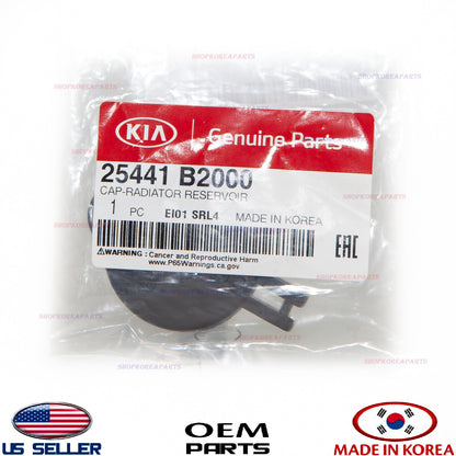 GENUINE Coolant Reservoir Cap ⭐OEM⭐ KIA SOUL 2014-2019 NON-TURBO 25441B2000