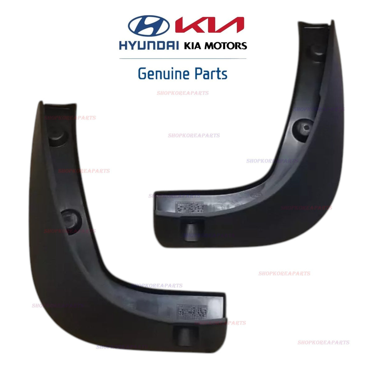 FITS: 14 - 16 KIA SOUL REAR SPLASH GUARD MUD FLAP SET OEM NEW