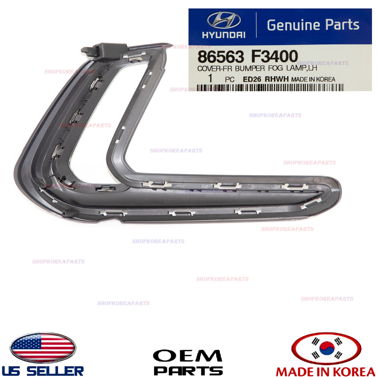 GENUINE Fog Lamp Cover Bezel LEFT Driver Side ⭐OEM⭐ Elantra Sedan 2017-2018