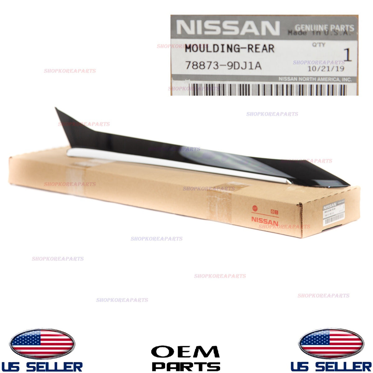 GENUINE Rear Fender Garnish Molding LEFT Driver Side OEM NISSAN MAXIMA 2016-2021