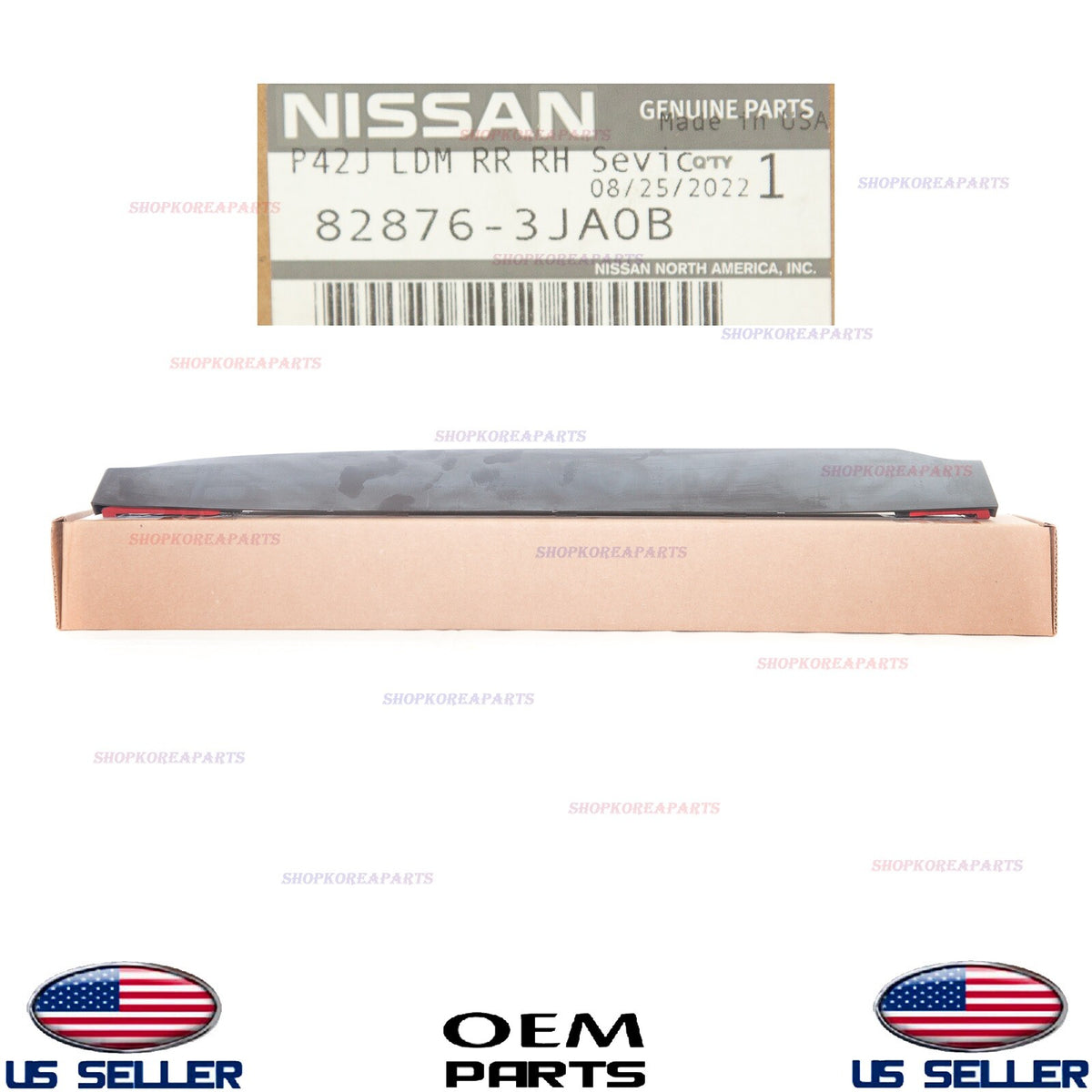 GENUINE Rear Door Molding Lower RIGHT Passenger Side ⭐OEM⭐ JX35 XQ60 2014-2015