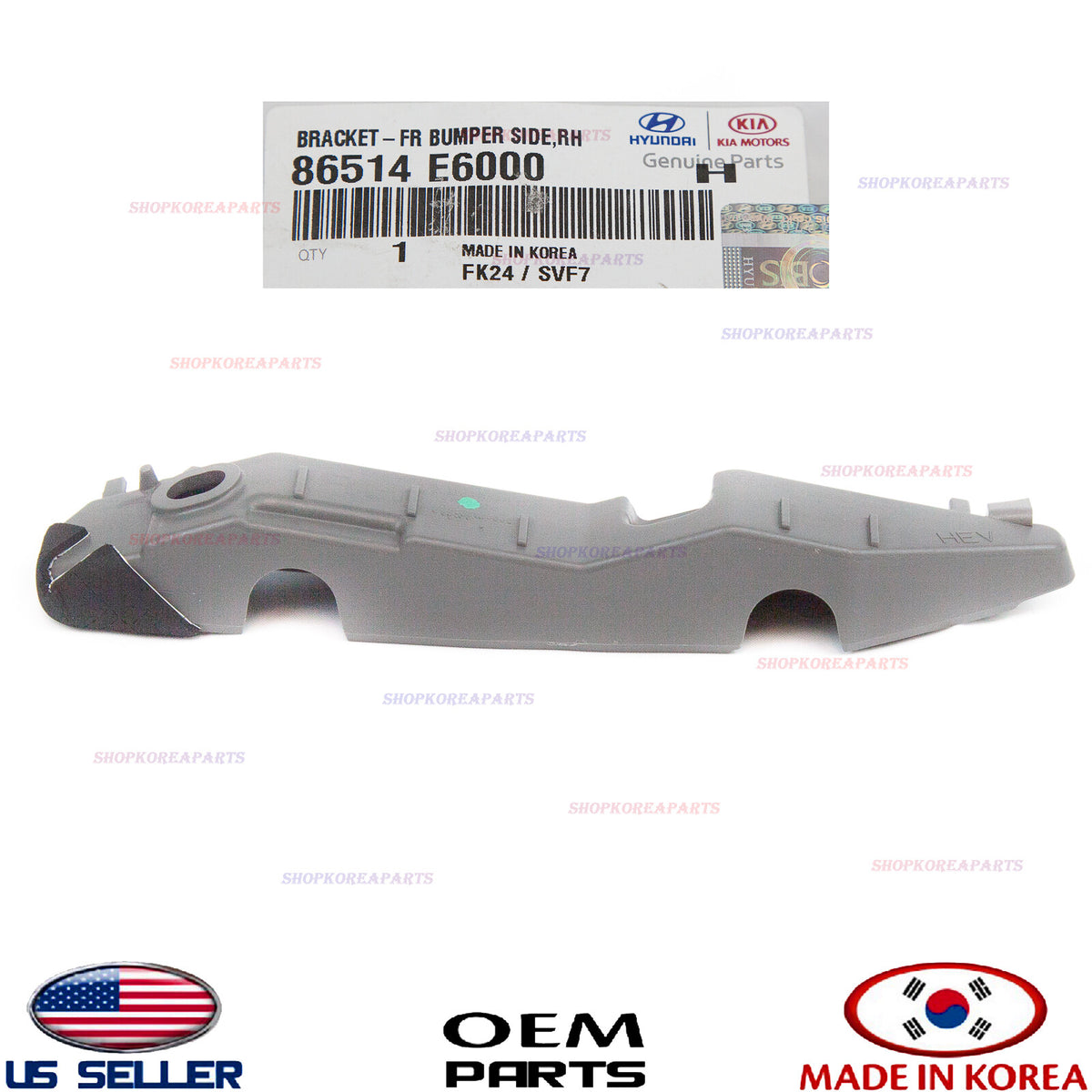 GENUINE Front Bumper Bracket Mounting RIGHT Passenger ⭐ SONATA Hybrid 2016-2017