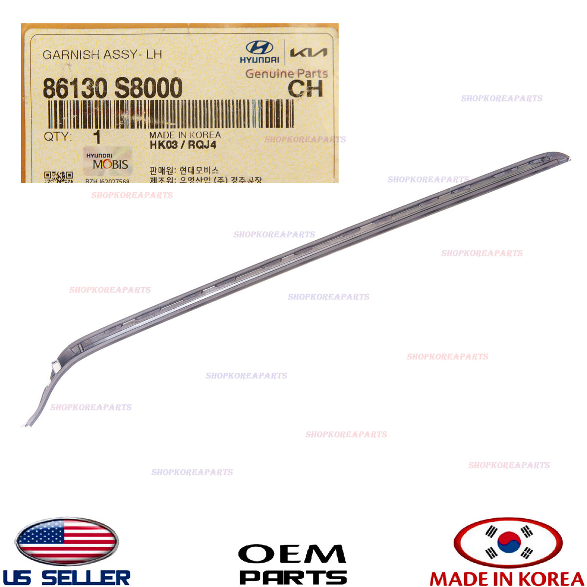 GENUINE Windshield Pillar Trim Molding LEFT Driver Side ⭐OEM⭐ Palisade 2021-2025