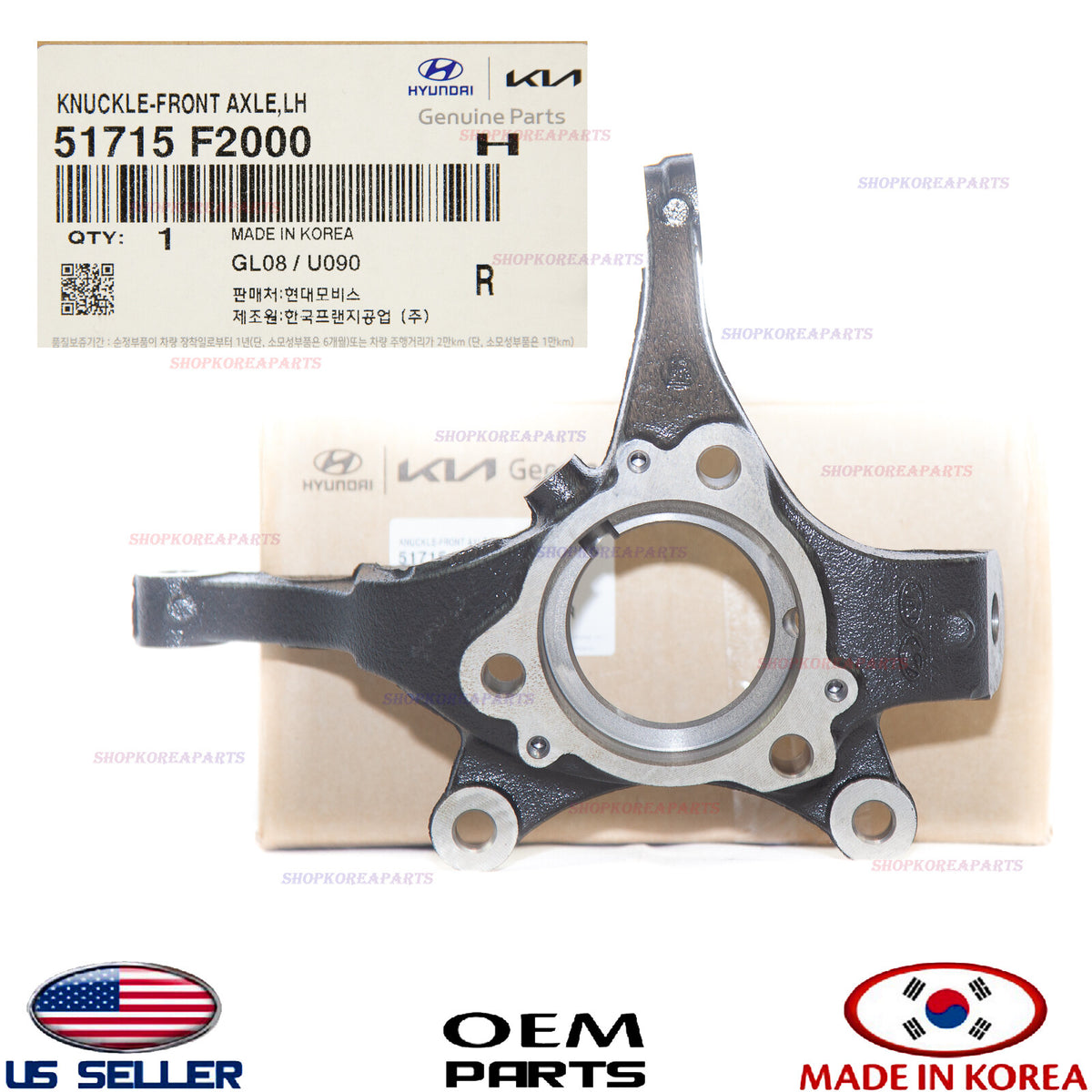 GENUINE Front Axle Steering Knuckle Driver Side ⭐ HYUNDAI KIA *See compatibility
