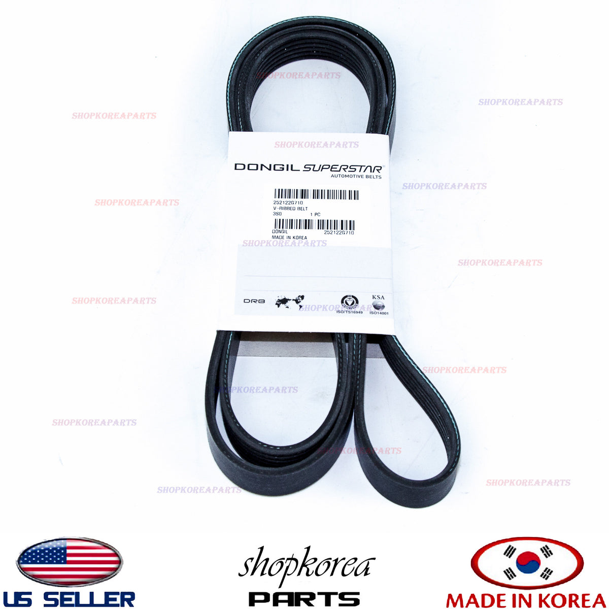 Serpentine Fan Belt 2.0L 2.4L fits for Hyundai Kia 25212-2G710