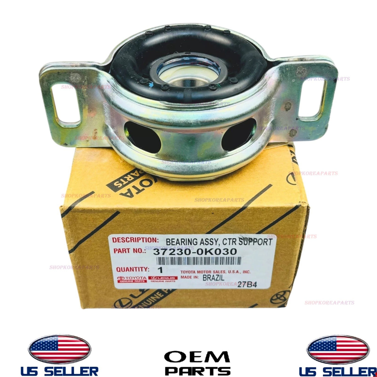 GENUINE Propeller Shaft Center Bearing 2005-2016 Toyota Tacoma 4wd 37230-0K030
