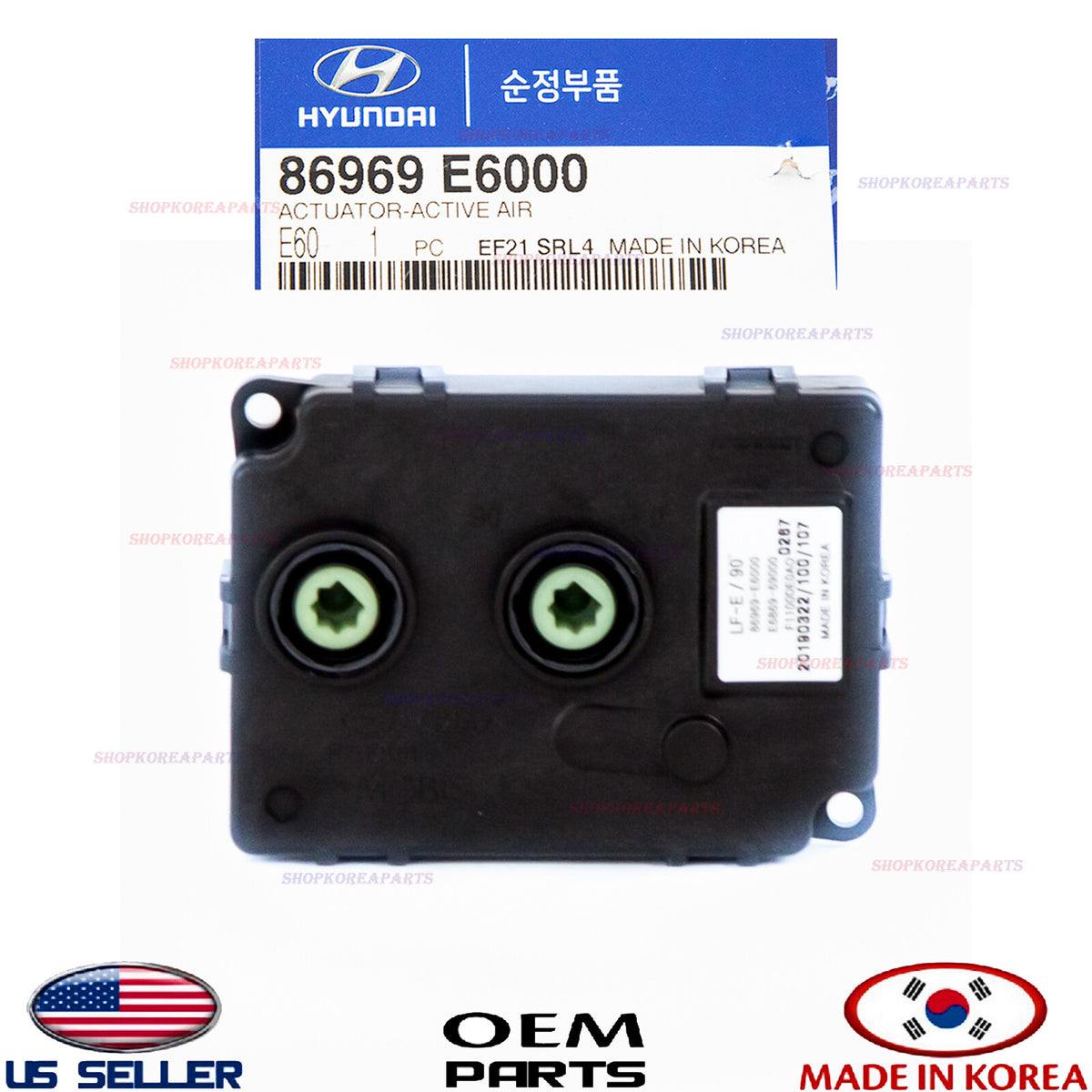 AIR DEFLECTOR ACTUATOR ACTIVE AIR GENUINE! SONATA HYBRID 2016-2017 86969E6000