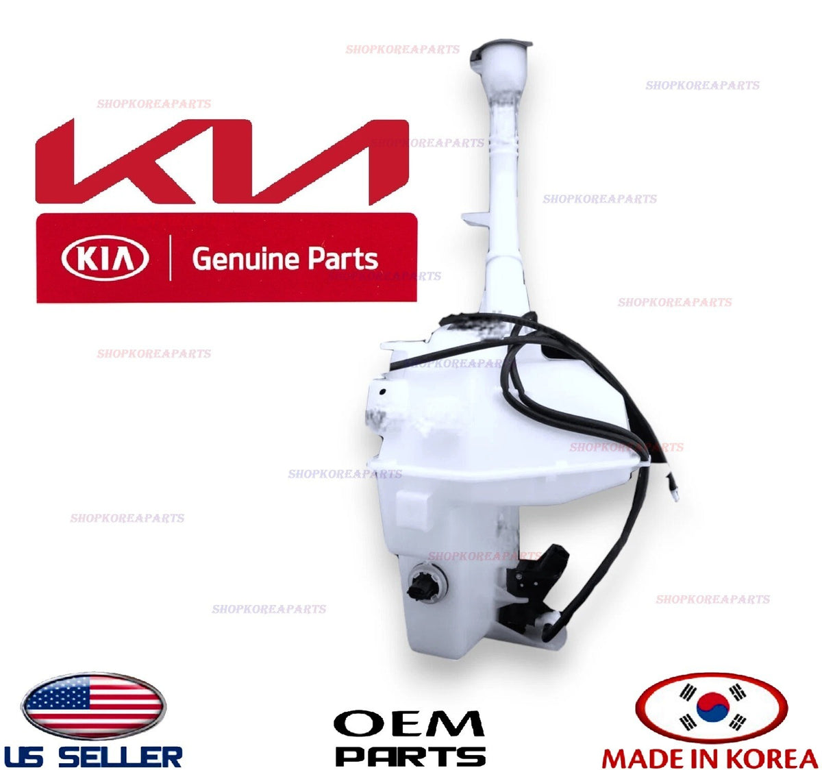 GENUINE Windshield Water Reservoir Water Tank & Pump ⭐OEM⭐ Kia Sorento 2021-2024