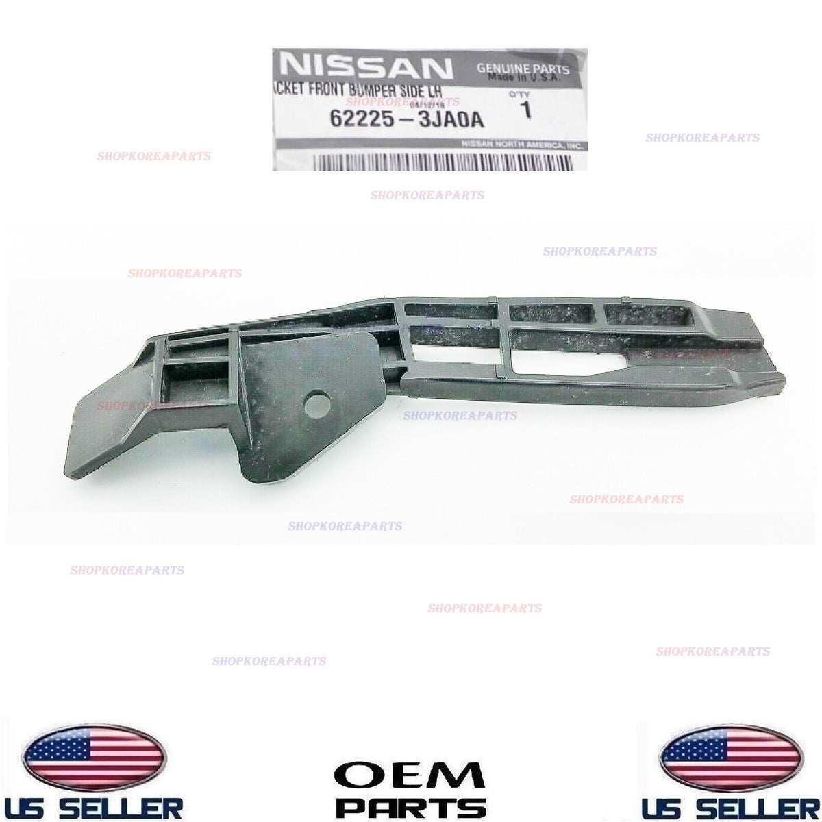 GENUINE Front Bumper Bracket Retainer Driver Side OEM Infiniti JX35 QX60 14-20