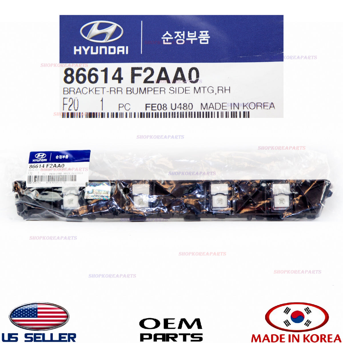 GENUINE Rear Bumper Mounting Bracket RIGHT Pass Side ⭐OEM⭐ ELANTRA Sedan 2019-20