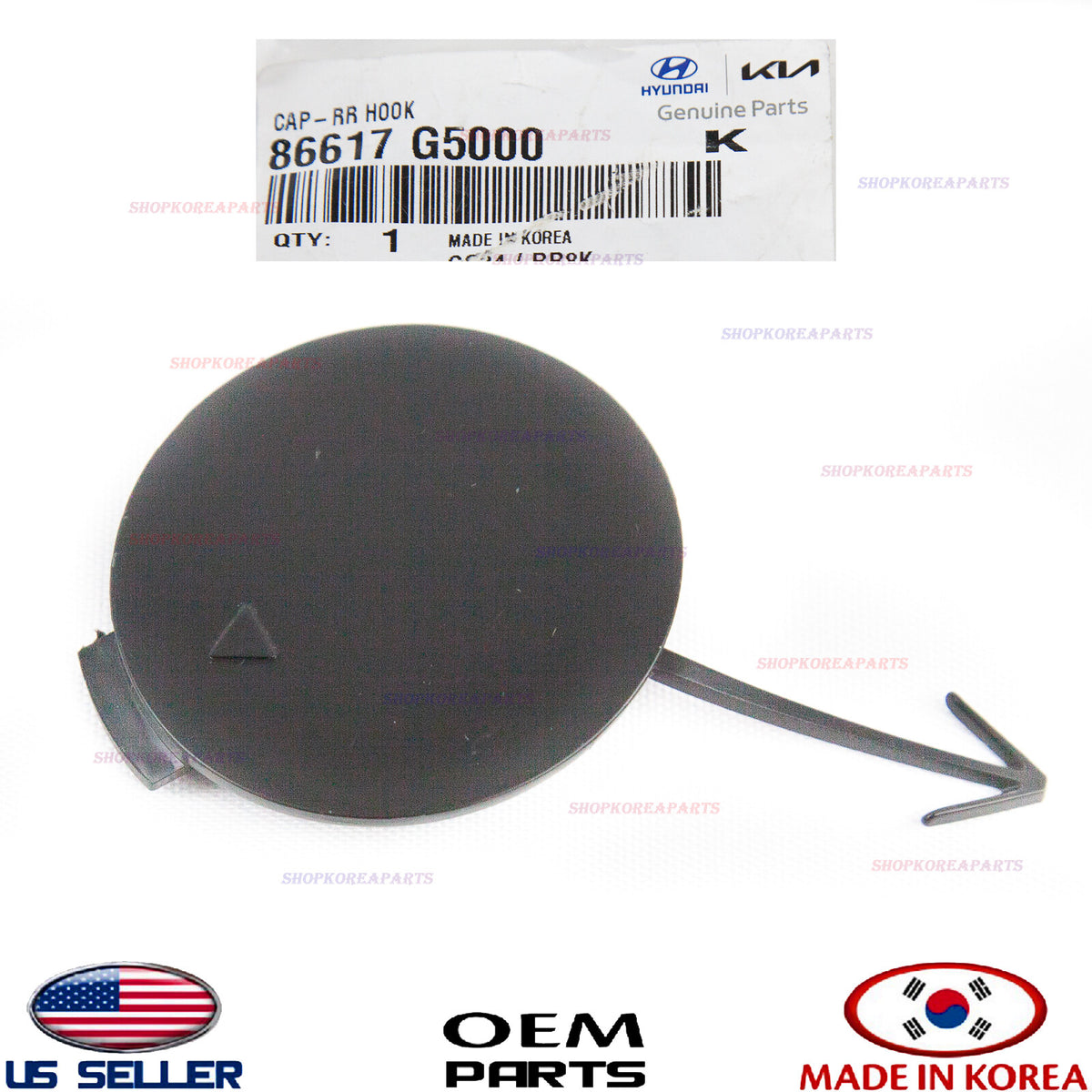 GENUINE Rear Bumper Tow Eye Hook Cap Cover ⭐OEM⭐ KIA NIRO 2017-2019 86617G5000
