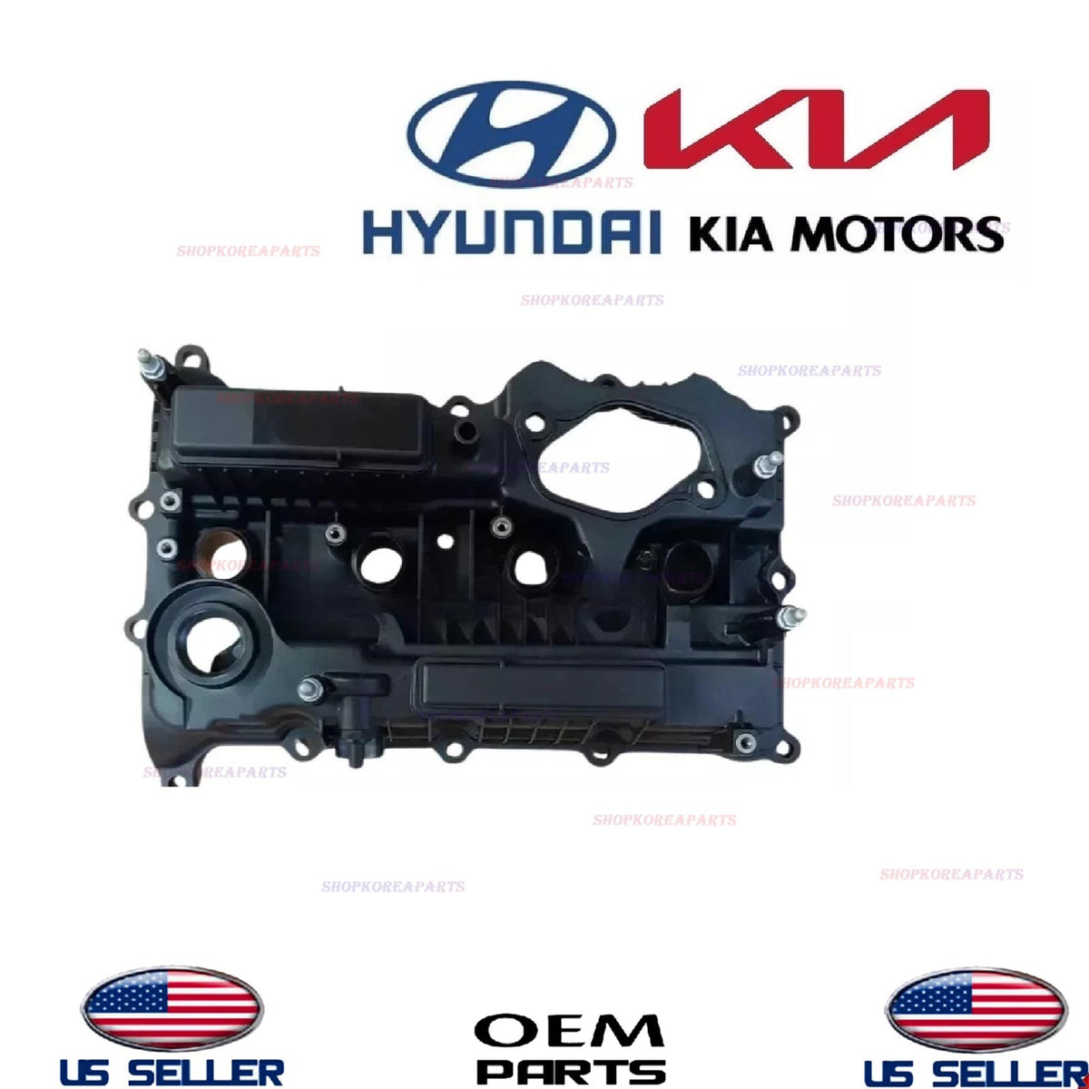 GENUINE OEM Engine Valve Cover 2019-2023 Hyundai 2.0L Turbo 22400-2GGA1