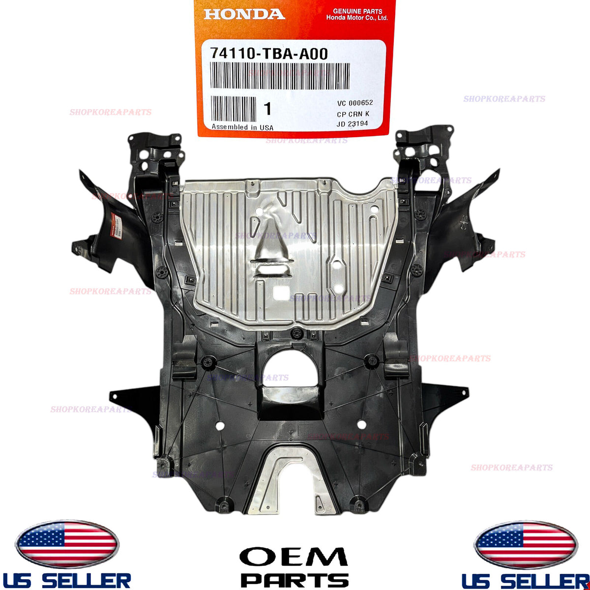 ✅GENUINE✅ Engine Under Cover Splash Shield Lower 2016-2021 Honda Civic OEM