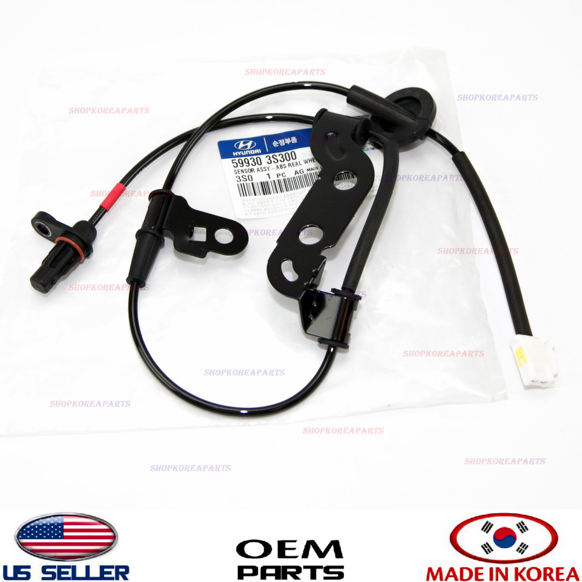 GENUINE ABS Wheel Speed Sensor Rear Right Passenger Side OEM Sonata 2.4L 2011-14